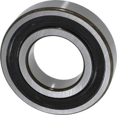 SKF - 35mm Bore Diam, 72mm OD, Double Seal Deep Groove Radial Ball Bearing - 17mm Wide, 1 Row, Round Bore, 15,300 Nm Static Capacity, 27,000 Nm Dynamic Capacity - A1 Tooling