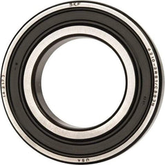 SKF - 50mm Bore Diam, 90mm OD, Double Seal Deep Groove Radial Ball Bearing - 20mm Wide, 1 Row, Round Bore, 23,200 Nm Static Capacity, 37,100 Nm Dynamic Capacity - A1 Tooling