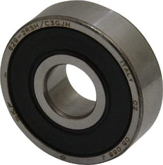 SKF - 9mm Bore Diam, 26mm OD, Double Seal Deep Groove Radial Ball Bearing - 8mm Wide, 1 Row, Round Bore, 1,960 Nm Static Capacity, 4,750 Nm Dynamic Capacity - A1 Tooling