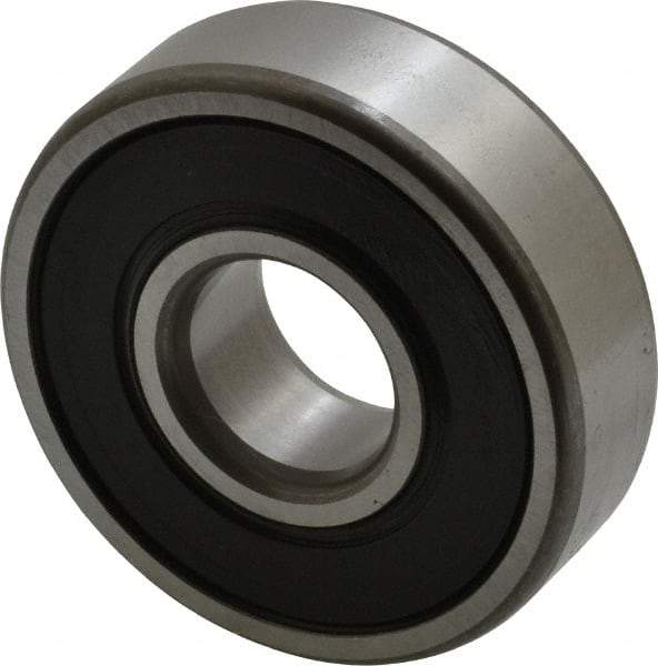 SKF - 15mm Bore Diam, 42mm OD, Double Seal Deep Groove Radial Ball Bearing - 13mm Wide, 1 Row, Round Bore, 5,400 Nm Static Capacity, 11,900 Nm Dynamic Capacity - A1 Tooling