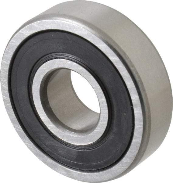 SKF - 17mm Bore Diam, 47mm OD, Double Seal Deep Groove Radial Ball Bearing - 14mm Wide, 1 Row, Round Bore, 6,550 Nm Static Capacity, 14,300 Nm Dynamic Capacity - A1 Tooling