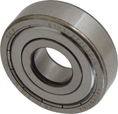 SKF - 17mm Bore Diam, 47mm OD, Double Shield Deep Groove Radial Ball Bearing - 14mm Wide, 1 Row, Round Bore, 6,550 Nm Static Capacity, 14,300 Nm Dynamic Capacity - A1 Tooling