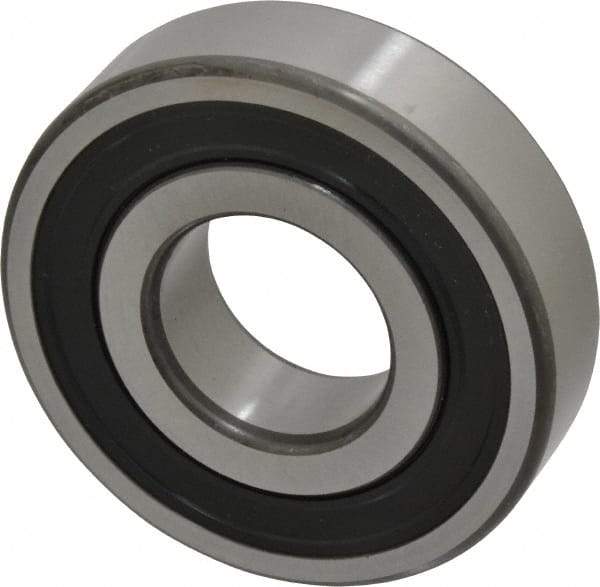 SKF - 30mm Bore Diam, 72mm OD, Double Seal Deep Groove Radial Ball Bearing - 19mm Wide, 1 Row, Round Bore, 16,000 Nm Static Capacity, 29,600 Nm Dynamic Capacity - A1 Tooling