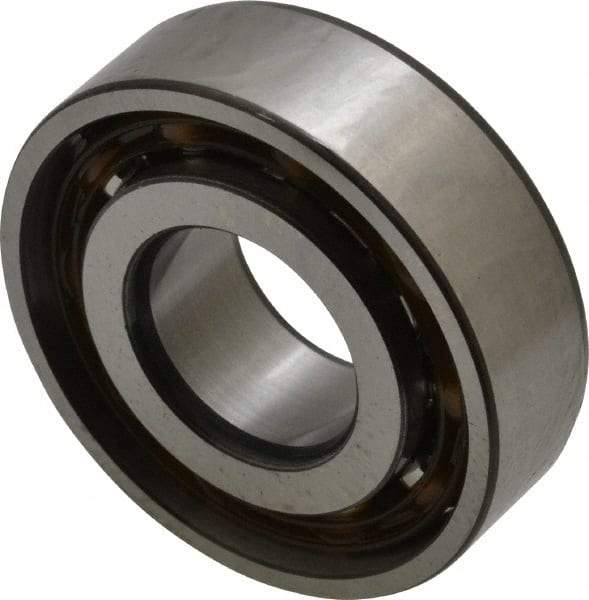 SKF - 15mm Bore Diam, 35mm OD, Open Angular Contact Radial Ball Bearing - 11mm Wide, 1 Row, Round Bore, 4,800 Lb Static Capacity, 8,840 Lb Dynamic Capacity - A1 Tooling