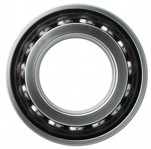 SKF - 30mm Bore Diam, 72mm OD, Double Shield Angular Contact Radial Ball Bearing - 30.2mm Wide, 2 Rows, Round Bore, 29,000 Lb Static Capacity, 41,600 Lb Dynamic Capacity - A1 Tooling