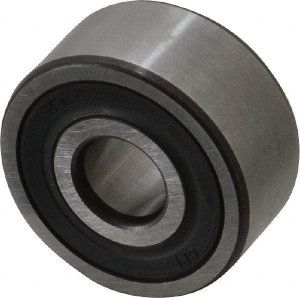 SKF - 10mm Bore Diam, 30mm OD, Double Seal Angular Contact Radial Ball Bearing - 14mm Wide, 2 Rows, Round Bore, 4,300 Lb Static Capacity, 7,610 Lb Dynamic Capacity - A1 Tooling