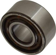 SKF - 15mm Bore Diam, 35mm OD, Open Angular Contact Radial Ball Bearing - 15.9mm Wide, 2 Rows, Round Bore, 6,700 Lb Static Capacity, 11,200 Lb Dynamic Capacity - A1 Tooling