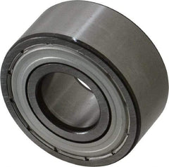 SKF - 17mm Bore Diam, 40mm OD, Double Shield Angular Contact Radial Ball Bearing - 17.5mm Wide, 2 Rows, Round Bore, 8,800 Lb Static Capacity, 14,300 Lb Dynamic Capacity - A1 Tooling