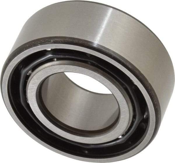 SKF - 25mm Bore Diam, 52mm OD, Open Angular Contact Radial Ball Bearing - 20.6mm Wide, 2 Rows, Round Bore, 14,300 Lb Static Capacity, 20,800 Lb Dynamic Capacity - A1 Tooling