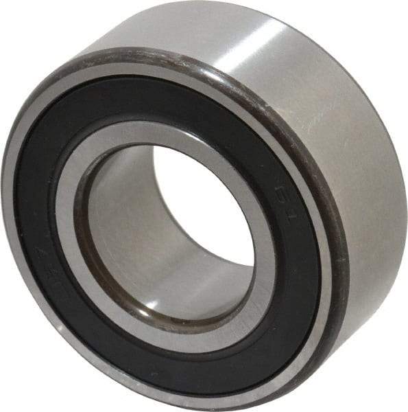 SKF - 25mm Bore Diam, 52mm OD, Double Seal Angular Contact Radial Ball Bearing - 20.6mm Wide, 2 Rows, Round Bore, 14,300 Lb Static Capacity, 20,800 Lb Dynamic Capacity - A1 Tooling