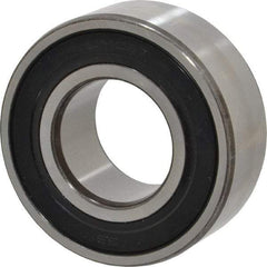 SKF - 30mm Bore Diam, 62mm OD, Double Seal Angular Contact Radial Ball Bearing - 23.8mm Wide, 2 Rows, Round Bore, 20,800 Lb Static Capacity, 28,600 Lb Dynamic Capacity - A1 Tooling