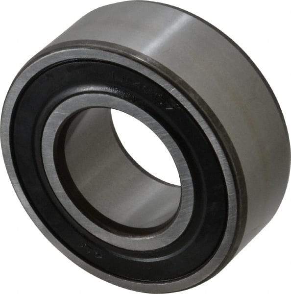 SKF - 30mm Bore Diam, 62mm OD, Double Seal Angular Contact Radial Ball Bearing - 23.8mm Wide, 2 Rows, Round Bore, 20,800 Lb Static Capacity, 28,600 Lb Dynamic Capacity - A1 Tooling