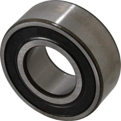 SKF - 35mm Bore Diam, 72mm OD, Double Seal Angular Contact Radial Ball Bearing - 27mm Wide, 2 Rows, Round Bore, 27,500 Lb Static Capacity, 37,700 Lb Dynamic Capacity - A1 Tooling