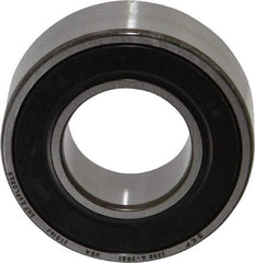 SKF - 40mm Bore Diam, 80mm OD, Double Seal Angular Contact Radial Ball Bearing - 30.2mm Wide, 2 Rows, Round Bore, 34,000 Lb Static Capacity, 44,900 Lb Dynamic Capacity - A1 Tooling