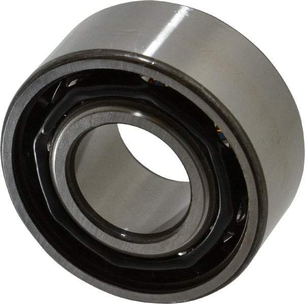 SKF - 35mm Bore Diam, 80mm OD, Open Angular Contact Radial Ball Bearing - 34.9mm Wide, 2 Rows, Round Bore, 35,500 Lb Static Capacity, 49,400 Lb Dynamic Capacity - A1 Tooling