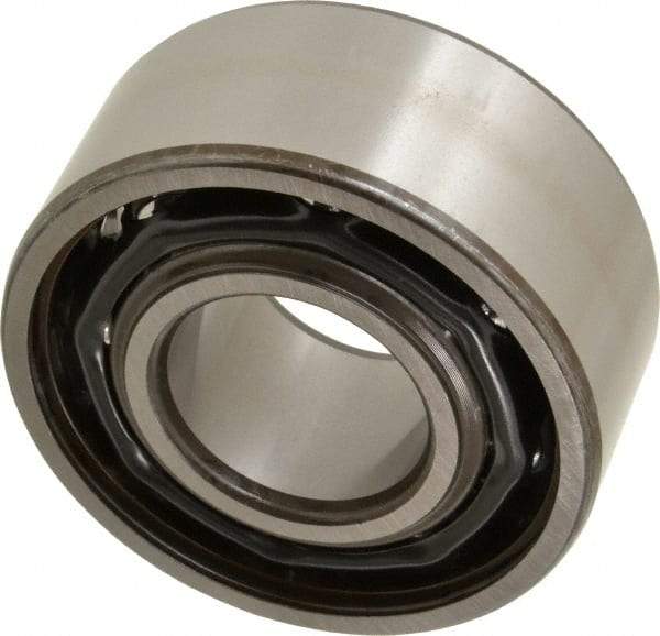 SKF - 35mm Bore Diam, 80mm OD, Open Angular Contact Radial Ball Bearing - 34.9mm Wide, 2 Rows, Round Bore, 35,500 Lb Static Capacity, 49,400 Lb Dynamic Capacity - A1 Tooling