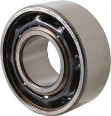 SKF - 45mm Bore Diam, 100mm OD, Open Angular Contact Radial Ball Bearing - 39.7mm Wide, 2 Rows, Round Bore, 53,000 Lb Static Capacity, 72,800 Lb Dynamic Capacity - A1 Tooling