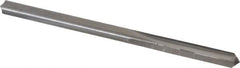 Hertel - 0.169" Solid Carbide 4 Flute Chucking Reamer - Straight Flute, 0.169" Straight Shank, 7/8" Flute Length, 2-3/4" OAL - A1 Tooling