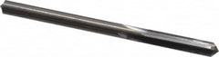 Hertel - 0.186" Solid Carbide 4 Flute Chucking Reamer - Straight Flute, 0.186" Straight Shank, 7/8" Flute Length, 2-3/4" OAL - A1 Tooling