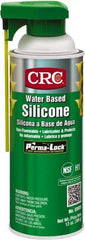 CRC - 16 oz Aerosol Silicone Lubricant - White, 0°F to 400°F, Food Grade - A1 Tooling