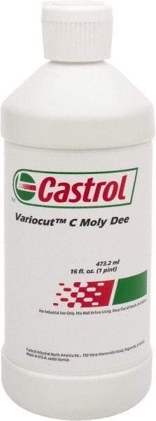 Castrol - Variocut C Moly Dee, 16 oz Bottle Cutting & Tapping Fluid - Straight Oil - A1 Tooling