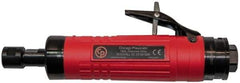 Chicago Pneumatic - 1/4" Collet, Straight Handle, Straight Air Die Grinder - 24,000 RPM, Rear Exhaust, 31.79 CFM, 0.8 hp, 6.21 bar, 3/8 BSP - A1 Tooling