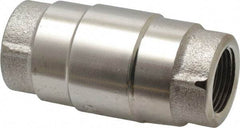 Strataflo - 3/4" Nickel Plated Brass Check Valve - Inline, FNPT x FNPT, 400 WOG - A1 Tooling