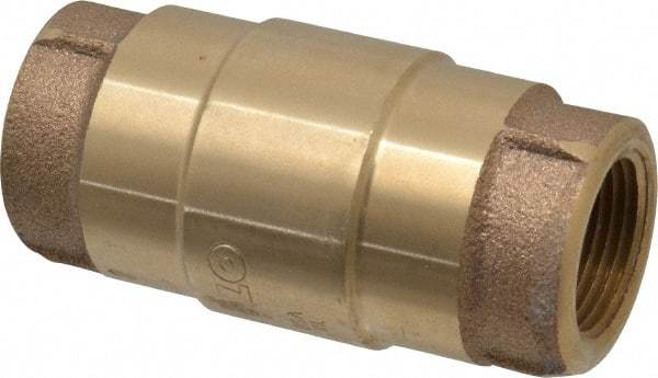 Strataflo - 3/4" Brass Check Valve - Inline, FNPT x FNPT, 200 WOG - A1 Tooling