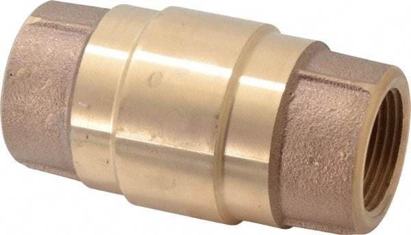 Strataflo - 1" Brass Check Valve - Inline, FNPT x FNPT, 400 WOG - A1 Tooling