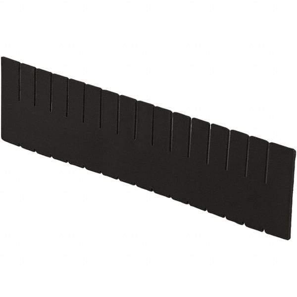 LEWISBins+ - 20-1/4" High, Black Bin Divider - Use with DC3120, Long Side Measures 11.3" Tall - A1 Tooling