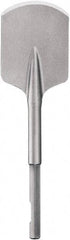 DeWALT - 4" Head Width, 4-1/2" OAL, 3/4" Shank Diam, Spade Chisel - Hex Drive, Hex Shank, Steel - A1 Tooling