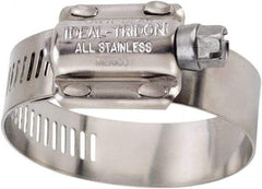 IDEAL TRIDON - SAE Size 362, 2-3/4 to 3-5/8" Diam, Stainless Steel High Torque Worm Drive Clamp - 5/8" Wide, Material Grade 304, Series 60 - A1 Tooling