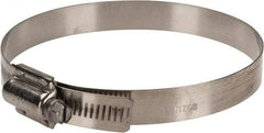 IDEAL TRIDON - SAE Size 512, 4-1/4 to 5-1/8" Diam, Stainless Steel High Torque Worm Drive Clamp - 5/8" Wide, Material Grade 304, Series 60 - A1 Tooling