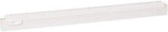 Vikan - 20" Rubber Blade Squeegee Refill - Double Edge, White, Plastic Holder - A1 Tooling