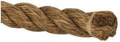 Value Collection - 600' Max Length Manila Rope - 1-1/4" Diam, 1,519 Lb Capacity - A1 Tooling