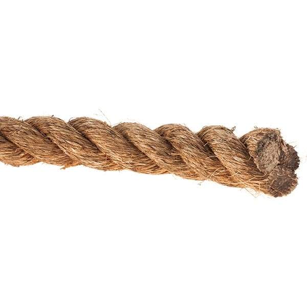 Value Collection - 600' Max Length Manila Rope - 2" Diam, 3,487 Lb Capacity - A1 Tooling