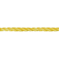 Value Collection - 200' Max Length Polypropylene Twisted Rope - 5/8" Diam, 697 Lb Capacity - A1 Tooling