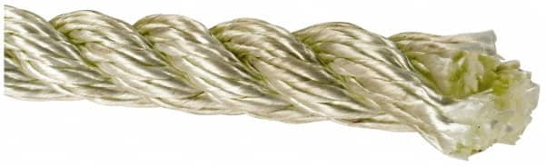 Value Collection - 600' Max Length Nylon Twisted Rope - 1" Diam, 2,779 Lb Capacity - A1 Tooling