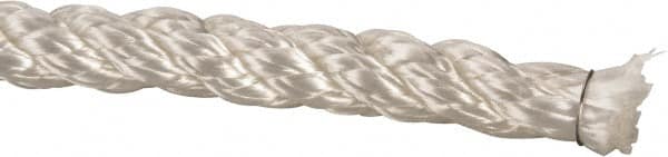 Value Collection - 600' Max Length Polyester Twisted Rope - 1/2" Diam, 636 Lb Capacity - A1 Tooling