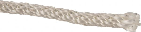 Value Collection - 1,000' Max Length Nylon Solid Braid Rope - 1/4" Diam, 135 Lb Capacity - A1 Tooling