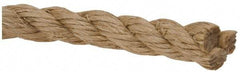 Value Collection - 500' Max Length Sisal Twisted Rope - 3/4" Diam, 432 Lb Capacity - A1 Tooling