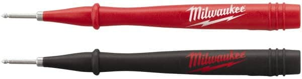 Milwaukee Tool - Red/Black Electrical Test Equipment Probe - Use with 2205-20, 2206-20, 2207-20, 2216-20, 2217-20, 2235-20, 2236-20, 2237-20, 2238-21 & 2239-21 Milwaukee Meters - A1 Tooling