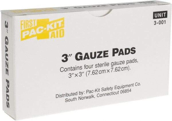 Medique - 3" Long x 3" Wide, General Purpose Pad - Yellow - A1 Tooling