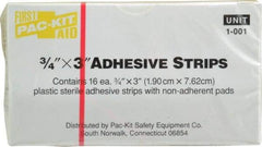 Medique - 3" Long x 3/4" Wide, General Purpose Self-Adhesive Bandage - Yellow, Plastic Bandage - A1 Tooling