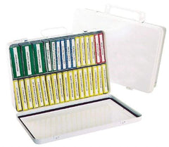 Medique - 31 & 36 Piece, 36 Person, Refill for Industrial First Aid Kit - 13-11/16" Wide x 2-3/4" Deep x 9-1/4" High, Plastic Case - A1 Tooling