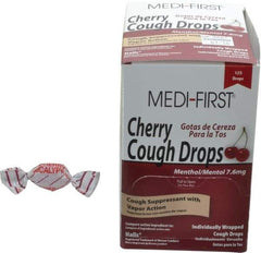 Medique - Cherry Flavor Medi-First Cough Drops Lozenges - Sore Throat Relief - A1 Tooling