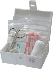 Medique - 35 Piece, 5 Person, Multipurpose/Auto/Travel First Aid Kit - 5" Wide x 2" Deep x 3-1/2" High, Plastic Case - A1 Tooling