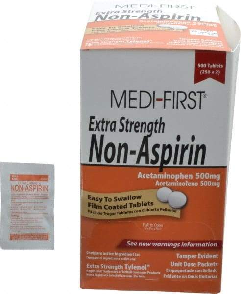 Medique - Medi-First Extra-Strength Non-Aspirin Tablets - Headache & Pain Relief - A1 Tooling