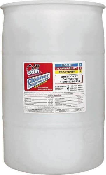 Oil Eater - 2-Butoxyethanol Multipurpose Cleaner/Degreaser - 30 Gal Drum - A1 Tooling