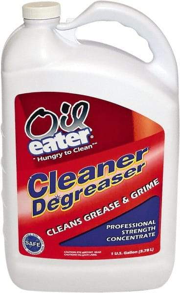 Oil Eater - 2-Butoxyethanol Multipurpose Cleaner/Degreaser - 1 Gal. Bottle, 30°F Freezing Point - A1 Tooling